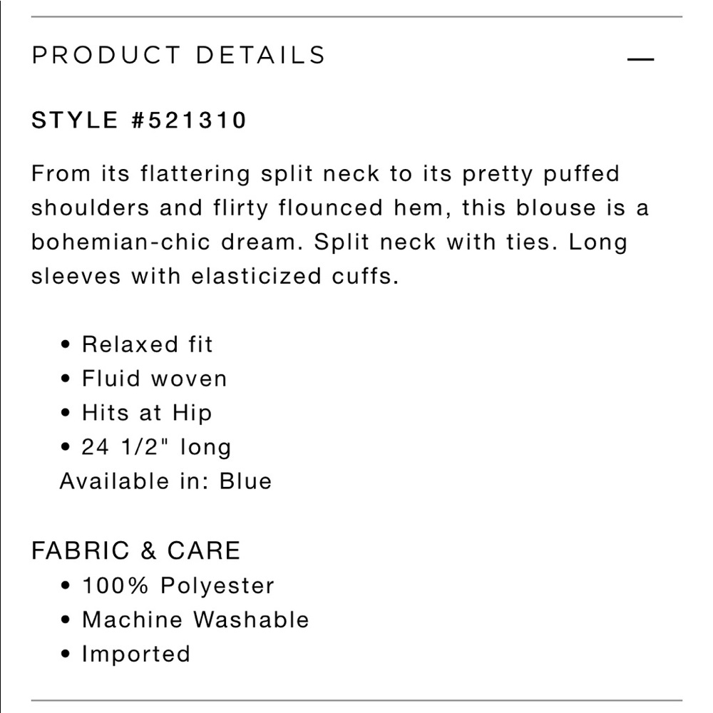 Loft Split Neck Ruffle Blouse - Picture 4 of 4